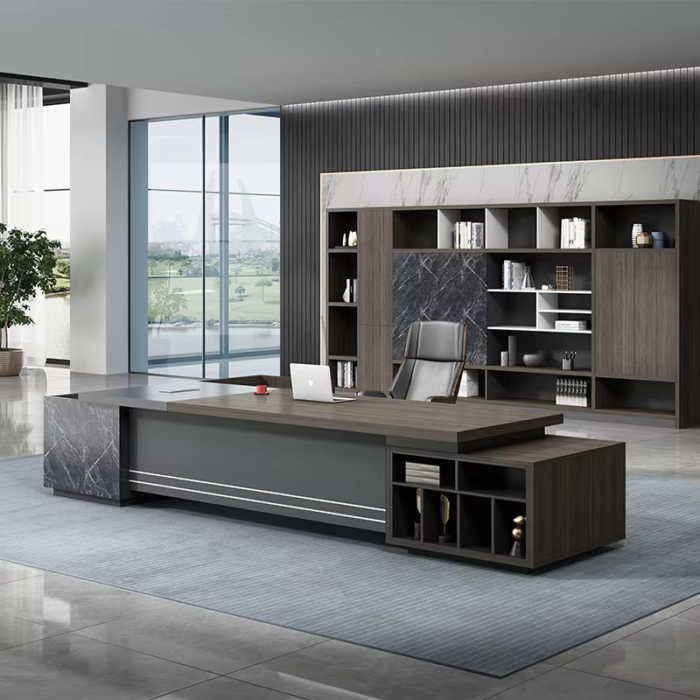 D-80 WITH SIDE RUNER EXECUTIVE TABLE - Image 1